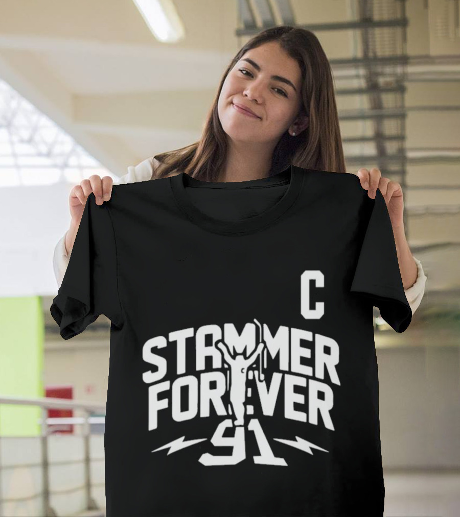 Stammer Forever 91 Hockey Captain Tribute Thank You Stammer T-Shirt
