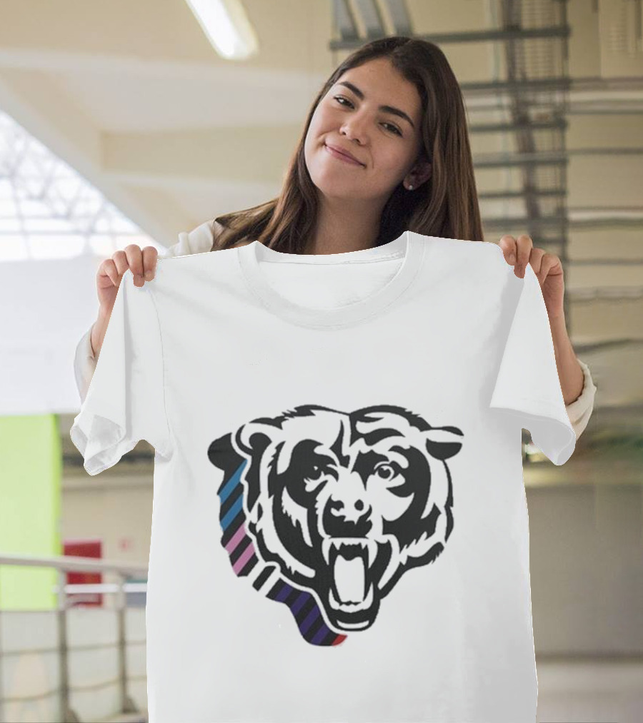 Chicago Bears Pride Month 2024 Football T-Shirt