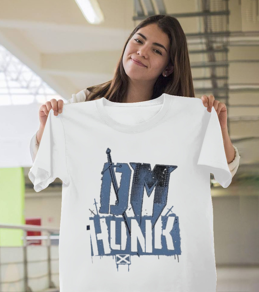 DM Hunk Sword Elements Drew Mcintyre Ringer T-Shirt