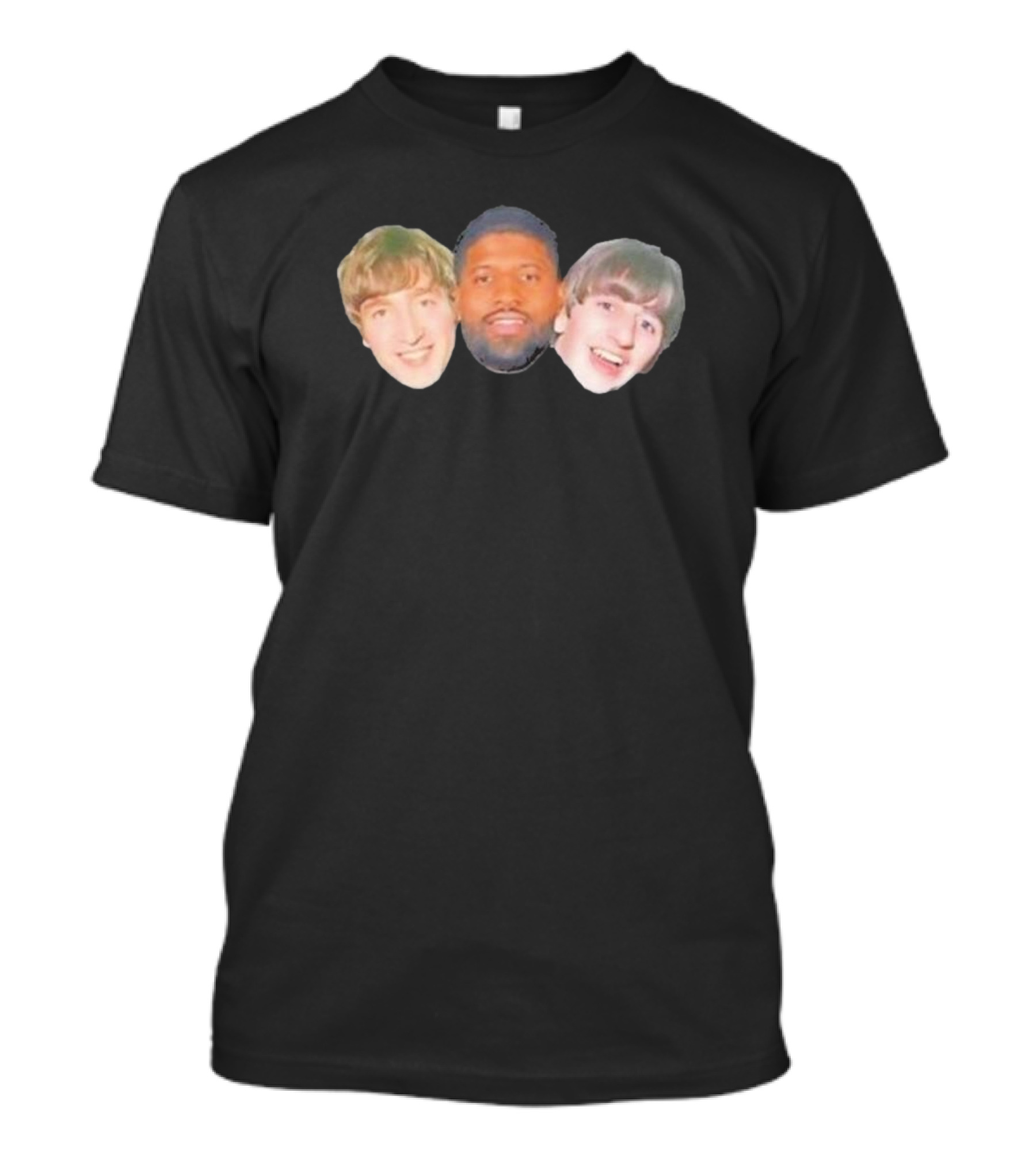 John Paul George And Ringo Philadelphia 76ers Faces T-Shirt