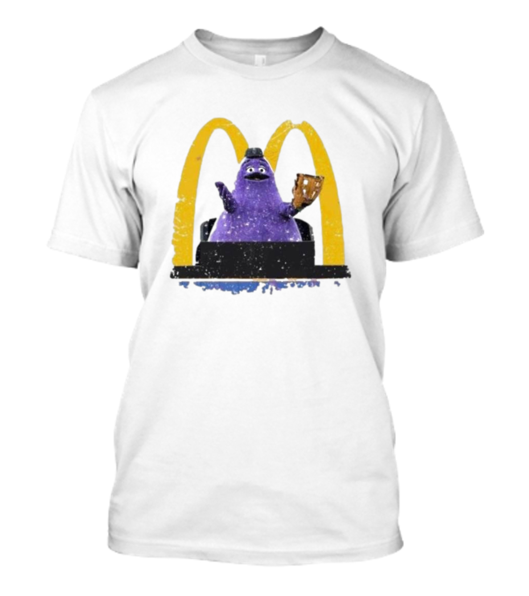 New York Mets The Grimace McDonald's Baseball Crossover T-Shirt
