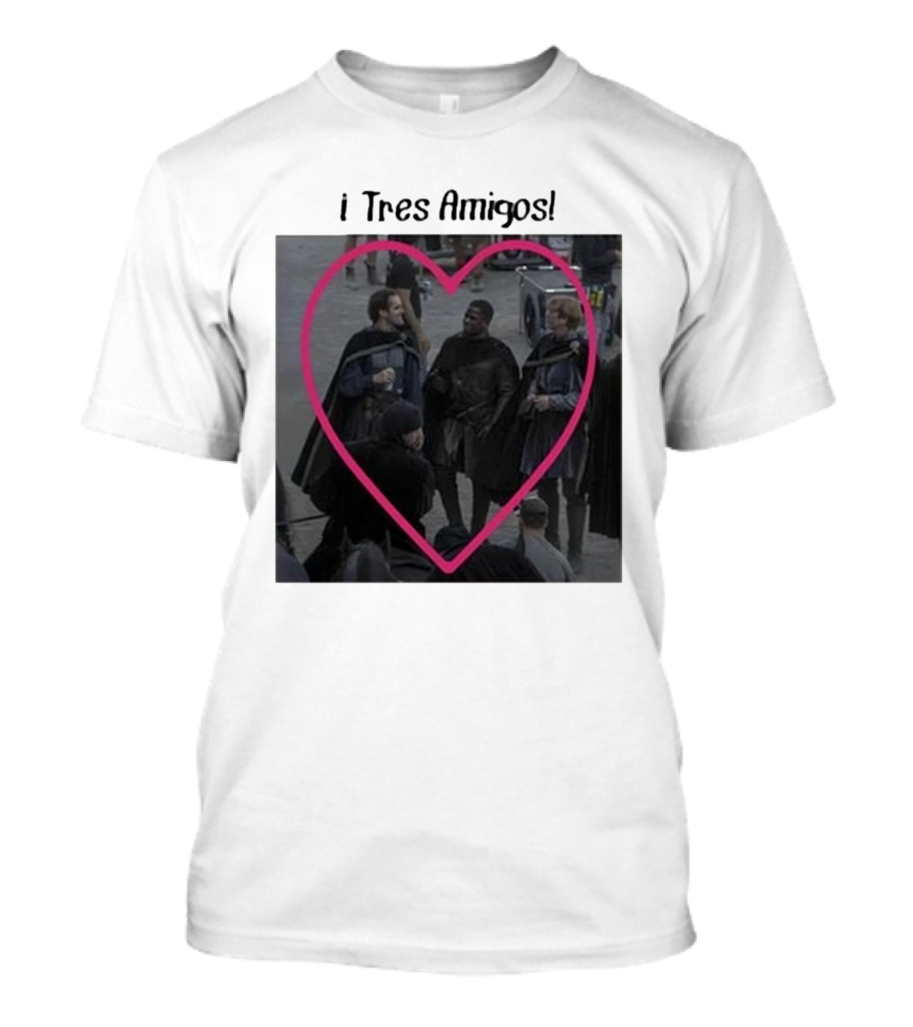 Martyn Reyne I Tres Amigos Aegon’s Friends Heart Scene T-Shirt