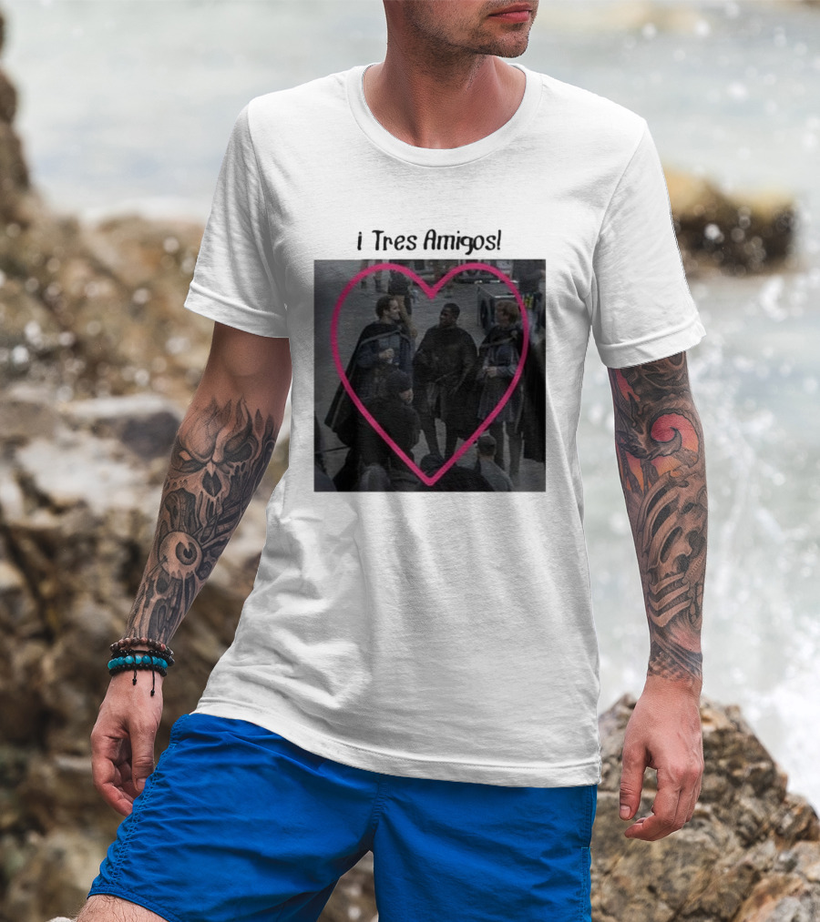 Martyn Reyne I Tres Amigos Aegon’s Friends Heart Scene T-Shirt