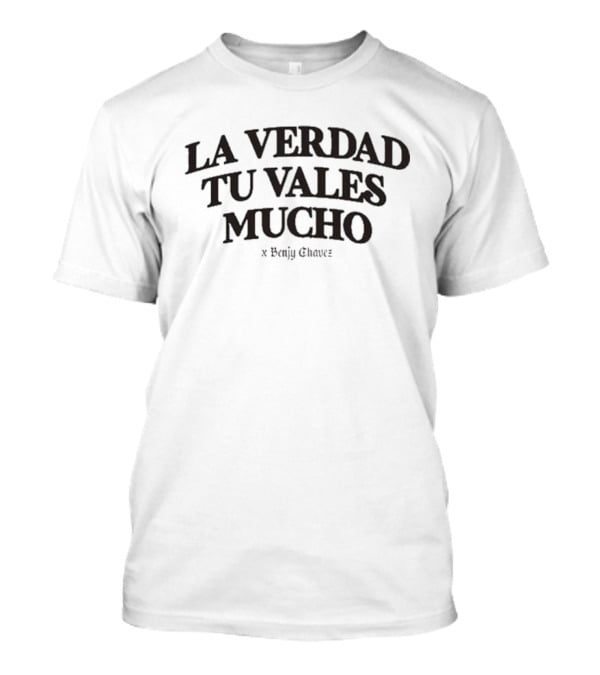Benjy Chavez La Verdad Tu Vales Mucho Oversized Cafecito T-Shirt