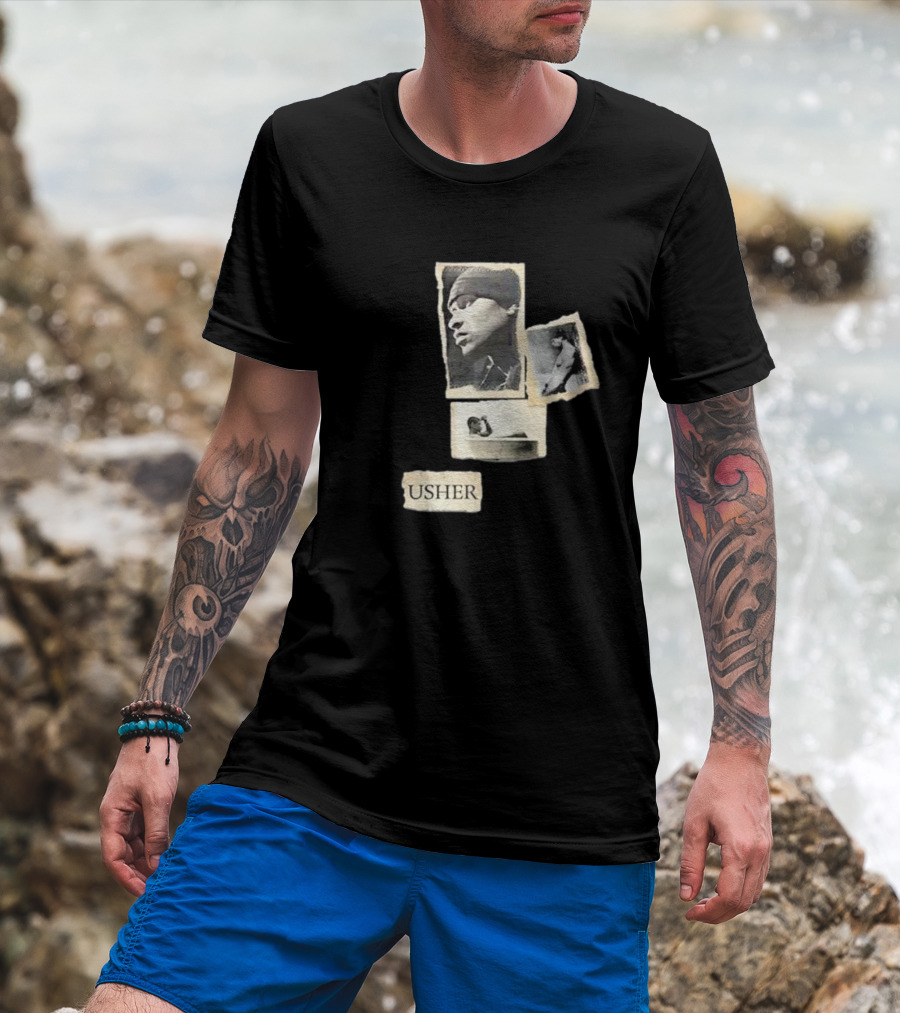 Usher Confessions Album Collage T-Shirt
