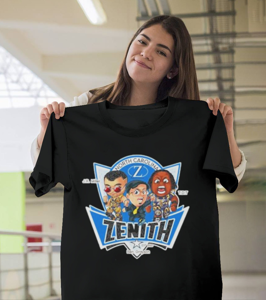 Zenith North Carolina J.R. Miller T.D.T Cartoon By Ben Grayson T-Shirt