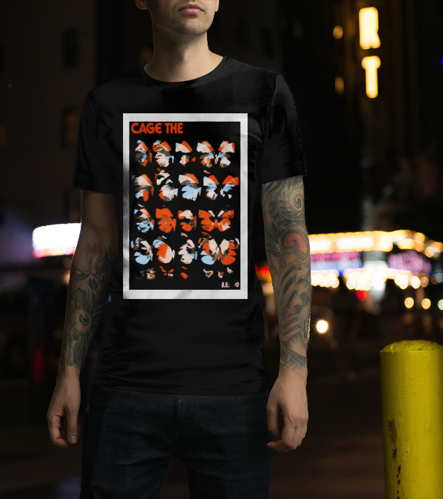 Cage The Elephant Butterfly Pattern Isleta Amphitheater Albuquerque July 9 T-Shirt