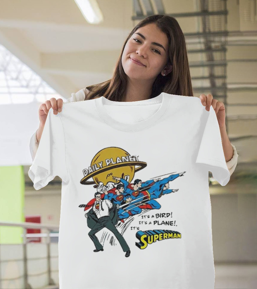 Daily Planet Superman It's a Bird It's a Plane It's Superman T-Shirt