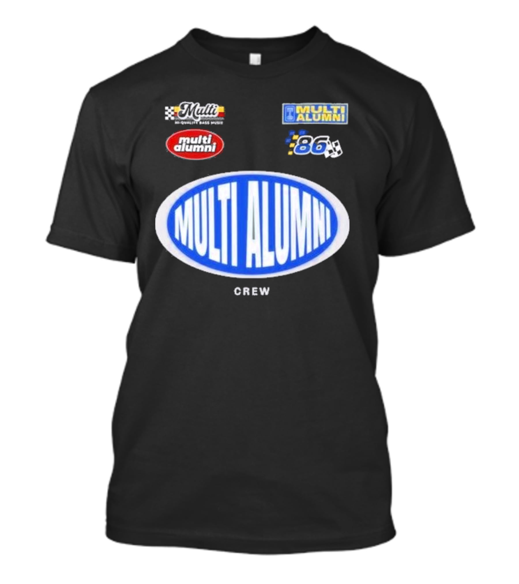 Big K.R.I.T. Multi Alumni Racing Crew 86 High-Quality Bass Music T-Shirt