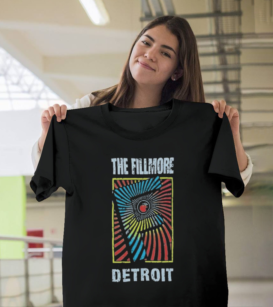 The Fillmore Detroit Spiral Rainbow T-Shirt