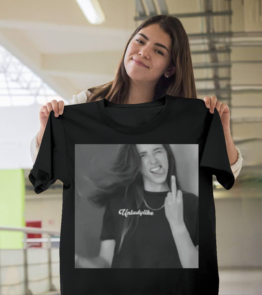 Unladylike X-Rated Rachel Ballinger Shirt Middle Finger Gesture T-Shirt