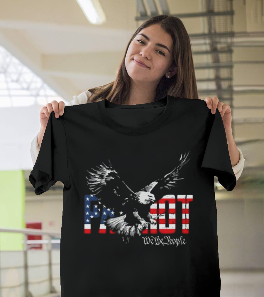 Patriot We The People Freebird Flag Eagle T-Shirt
