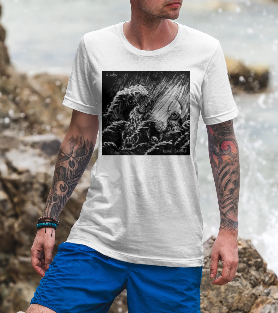 Kurt Travis B Sides Ocean Wave Creatures T-Shirt