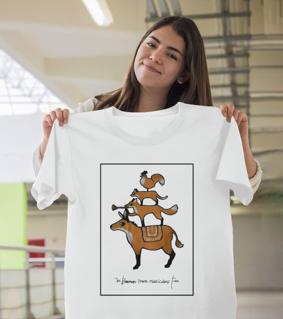 The Bremen Town Musicians Fox Stack T-Shirt
