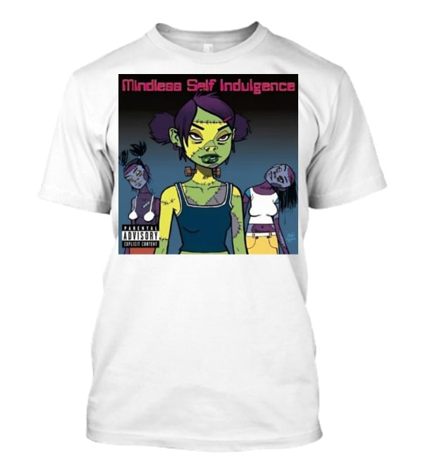Mindless Self Indulgence Explicit Content Animated Zombie Characters T-Shirt