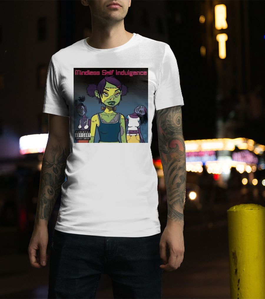 Mindless Self Indulgence Explicit Content Animated Zombie Characters T-Shirt