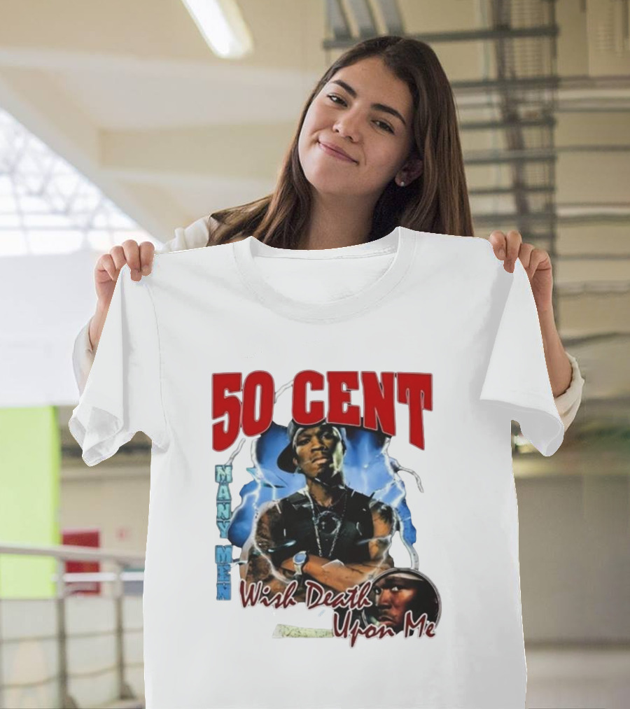 50 Cent Many Men Wish Death Upon Me Money By Monday T-Shirt