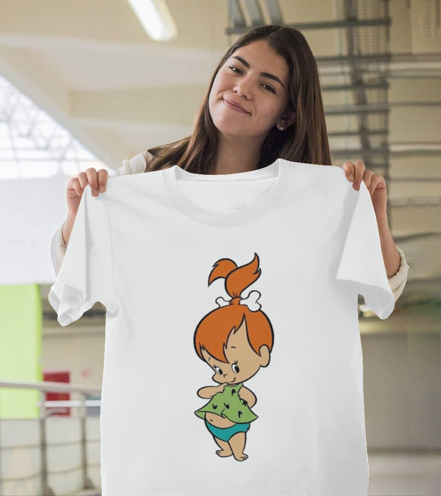 Originalkid Hanna Barbera Pebbles Flintstone Iconic Character T-Shirt