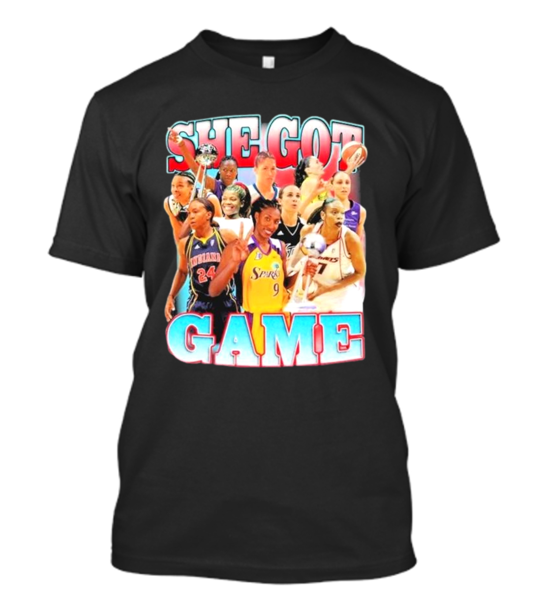 She Got Game Basketball Legends T-Shirt