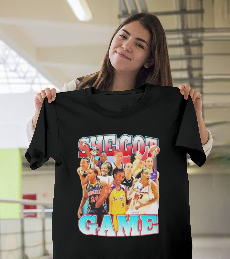 She Got Game Basketball Legends T-Shirt