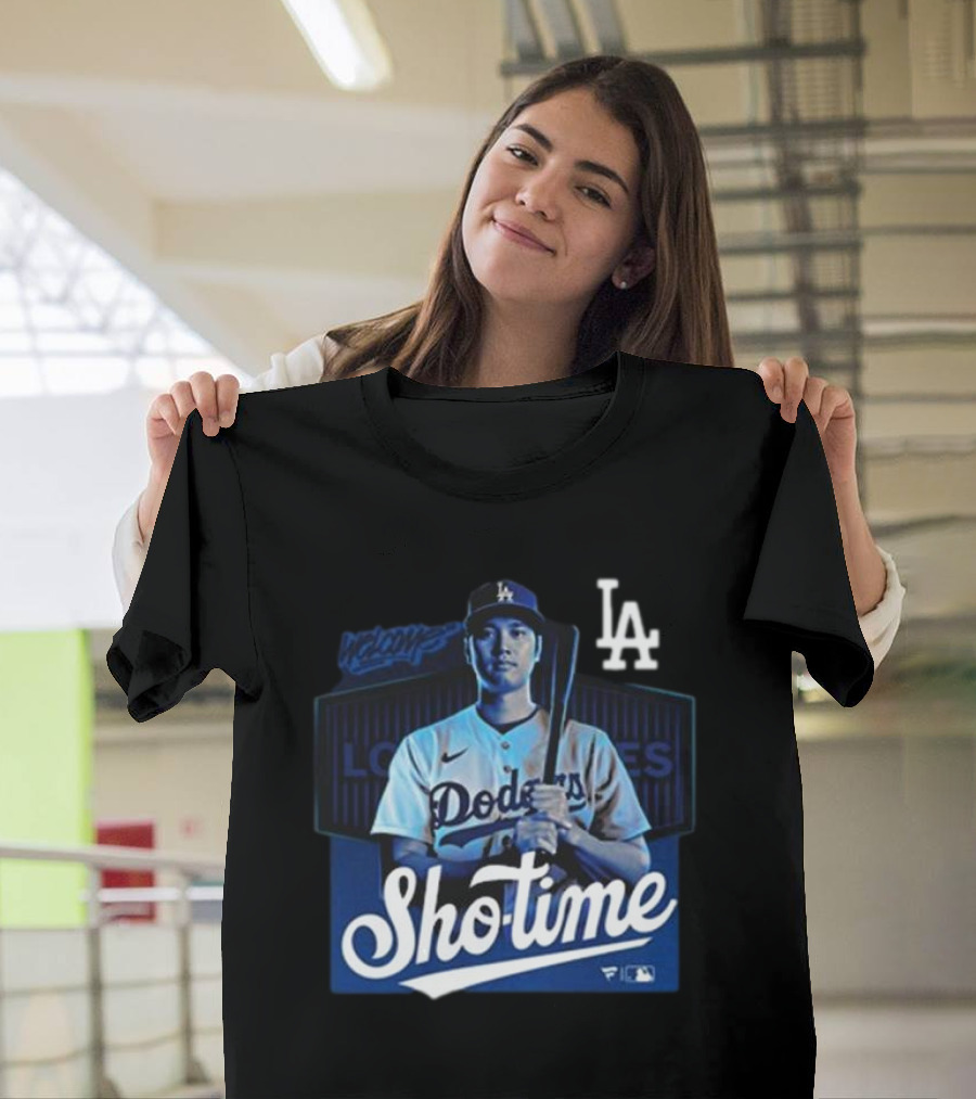 Los Angeles Dodgers Shohei Ohtani Sho-Time LA Iconic MLB Player T-Shirt