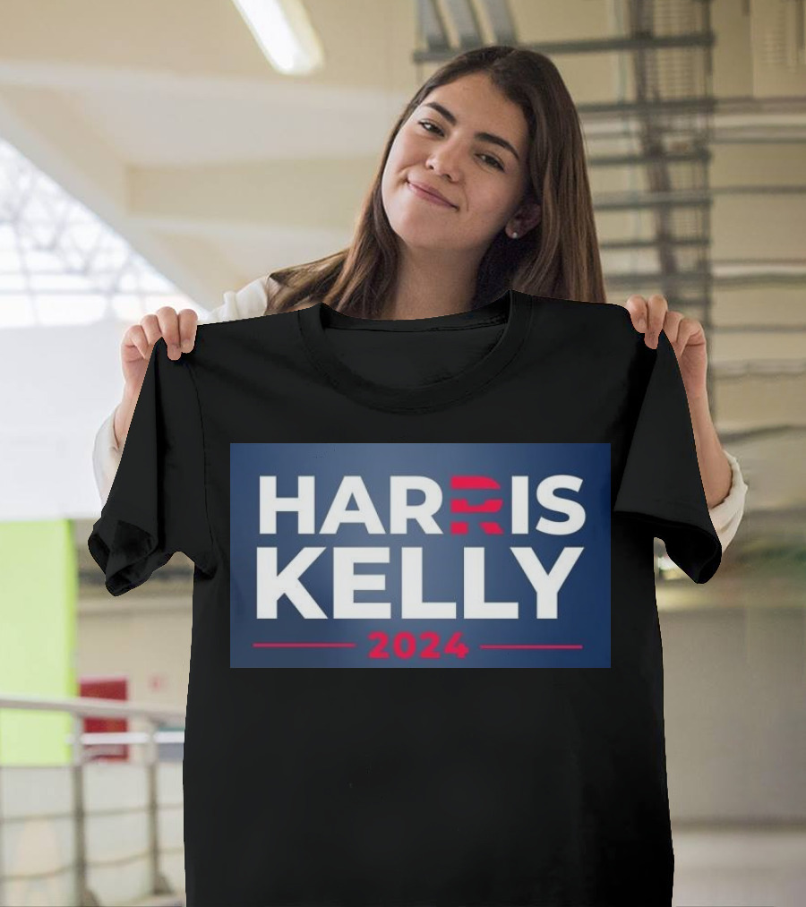 Harris Kelly 2024 Presidential Election Campaign T-Shirt