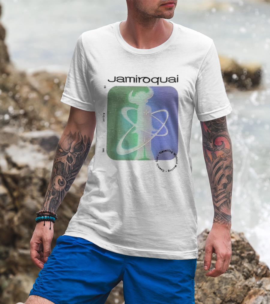 Jamiroquai Cosmic Being Travelling Without Moving August 29 96 T-Shirt