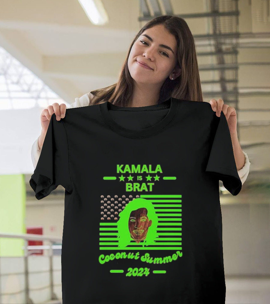 Kamala Is Brat Coconut Summer T-Shirt