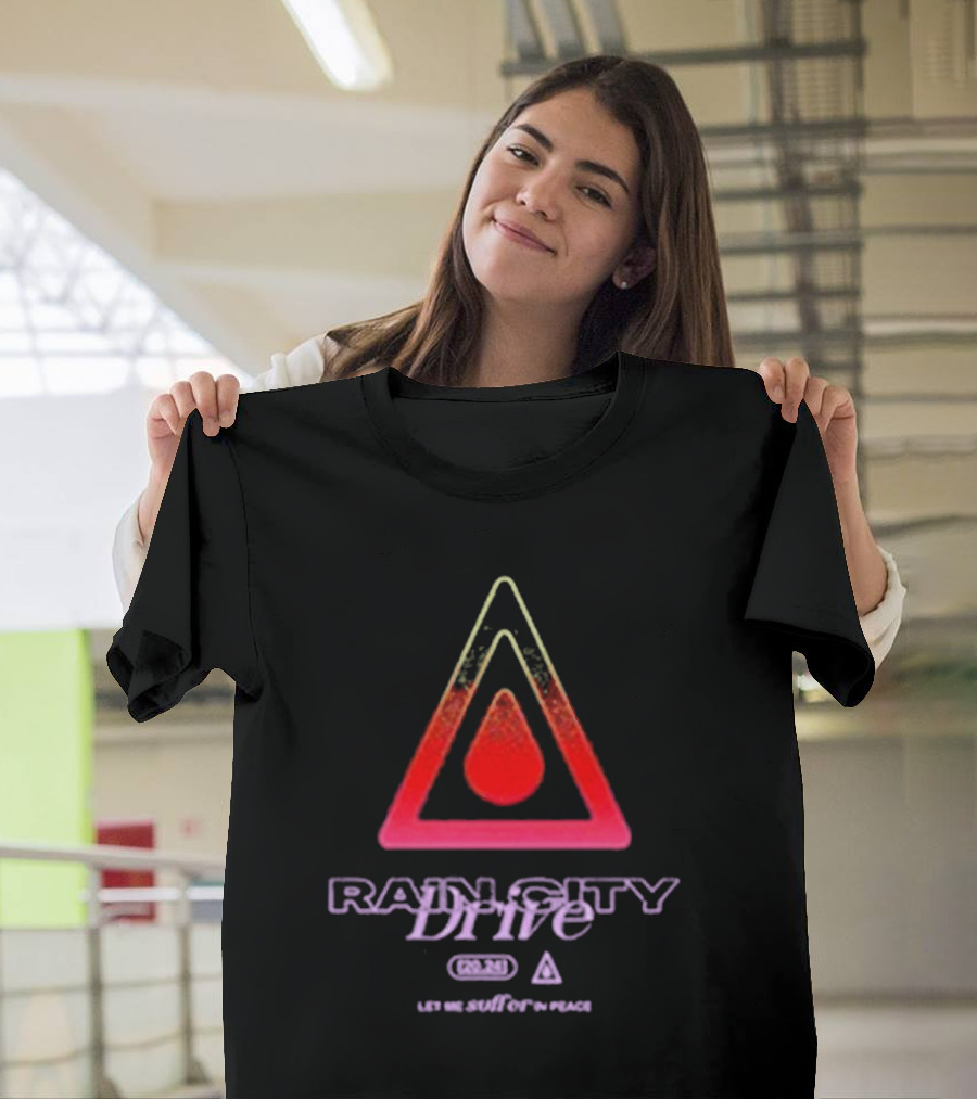 Rain City Drive Frozen Let Me Suffer In Peace Triangle T-Shirt
