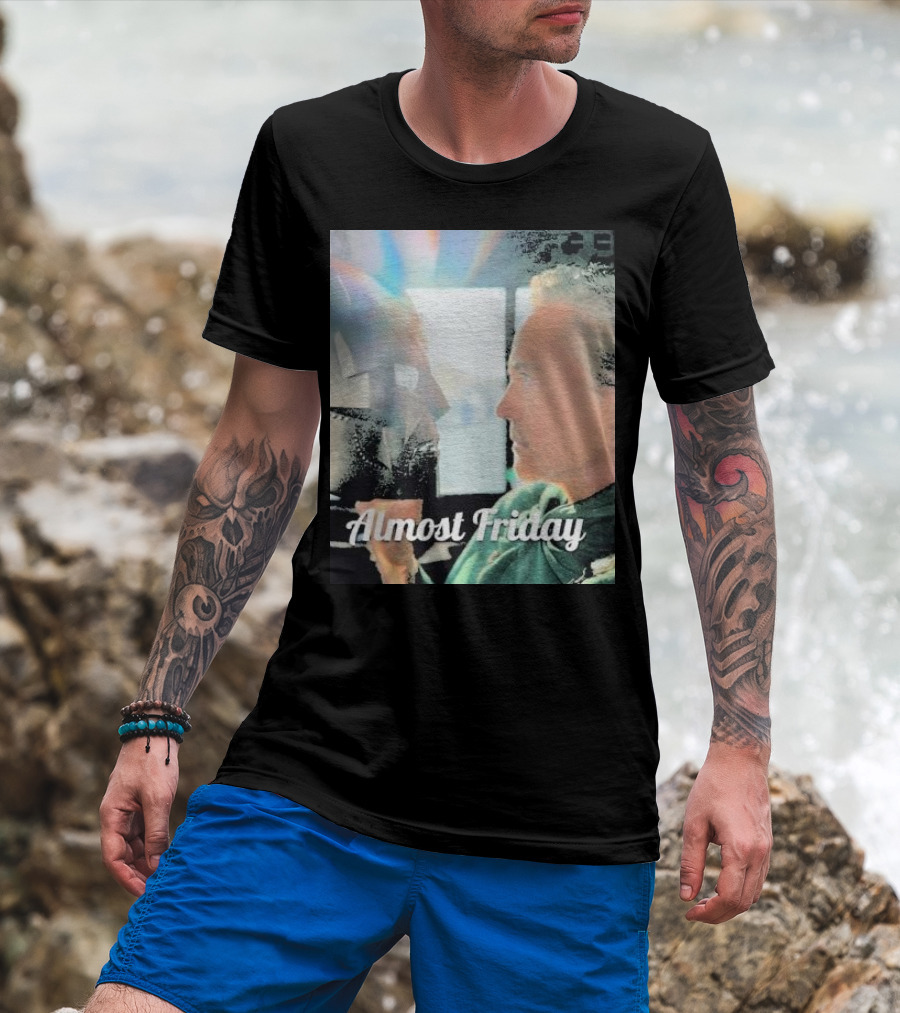 Almost Friday Downey Marvel Mask Face Off T-Shirt