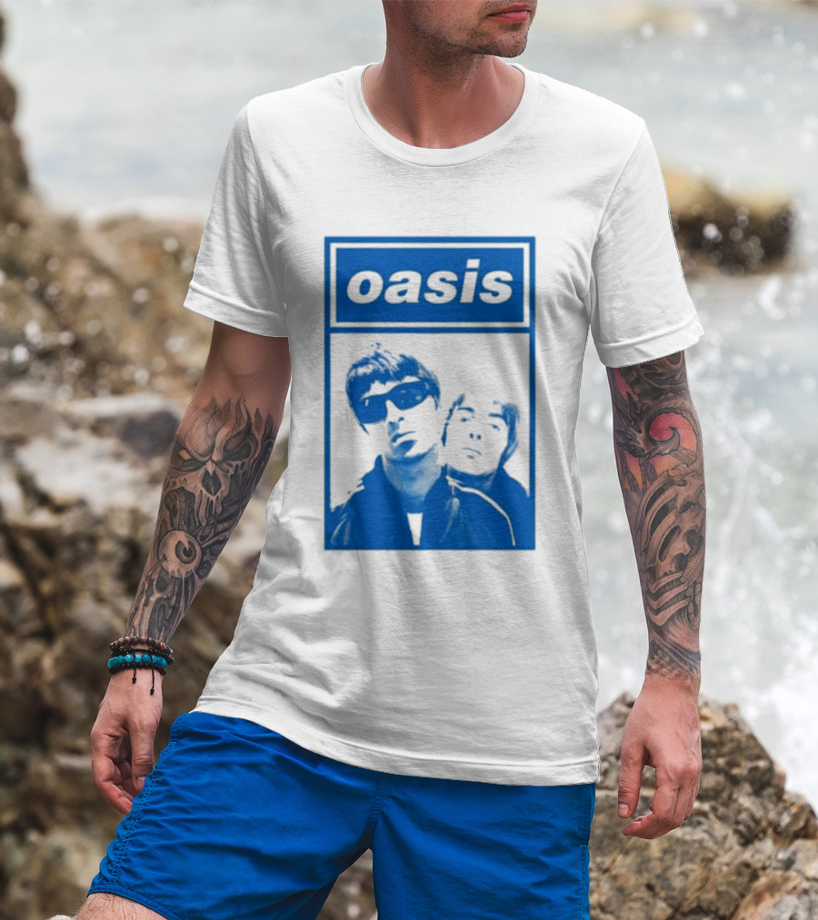 Oasis Noel Liam Photo T-Shirt