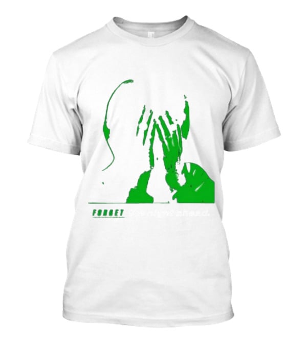 The Twilight Sad Forget The Night Ahead Green Silhouette With White Eyes T-Shirt
