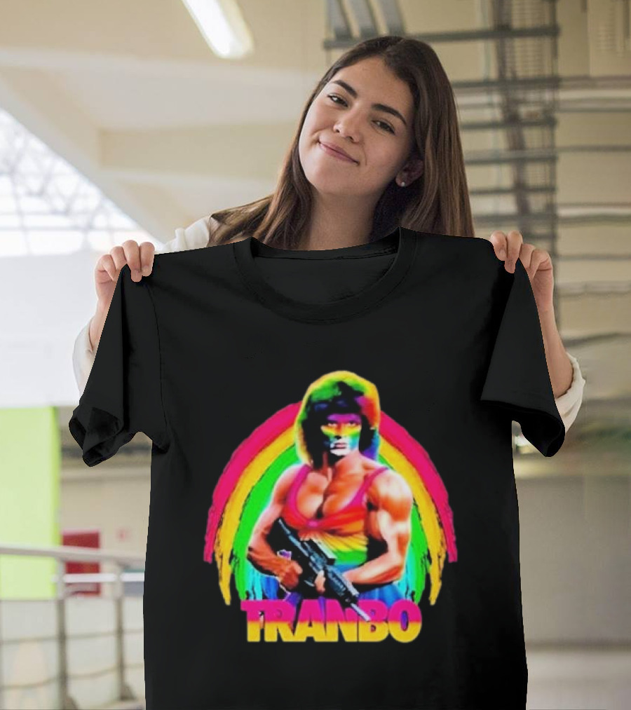 Rambo Tranbo Rainbow Warrior Bold Colors T-Shirt