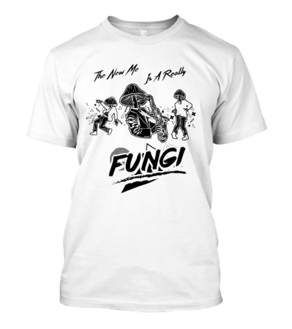 The New Me Is A Really Fungi Dancing Mushroom Characters T-Shirt