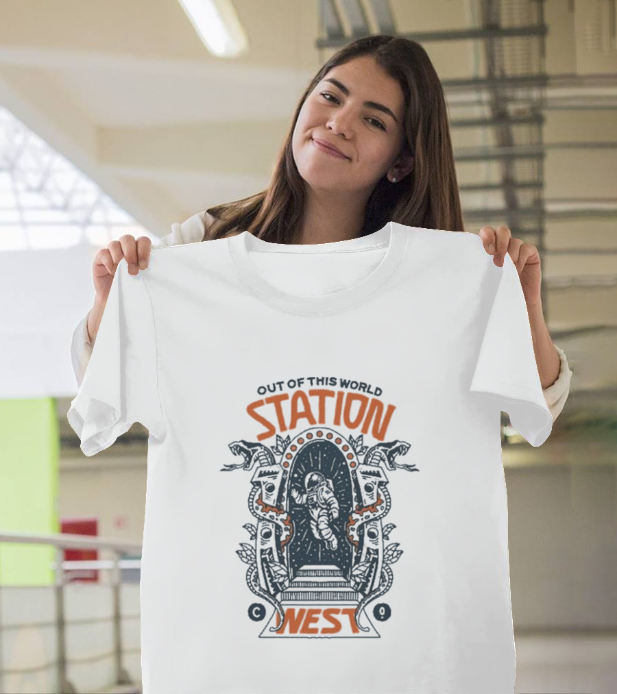 Out Of This World Station West Space Portal Adventure T-Shirt