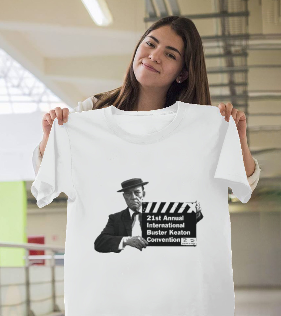 21st Annual International Buster Keaton Convention Clapboard T-Shirt