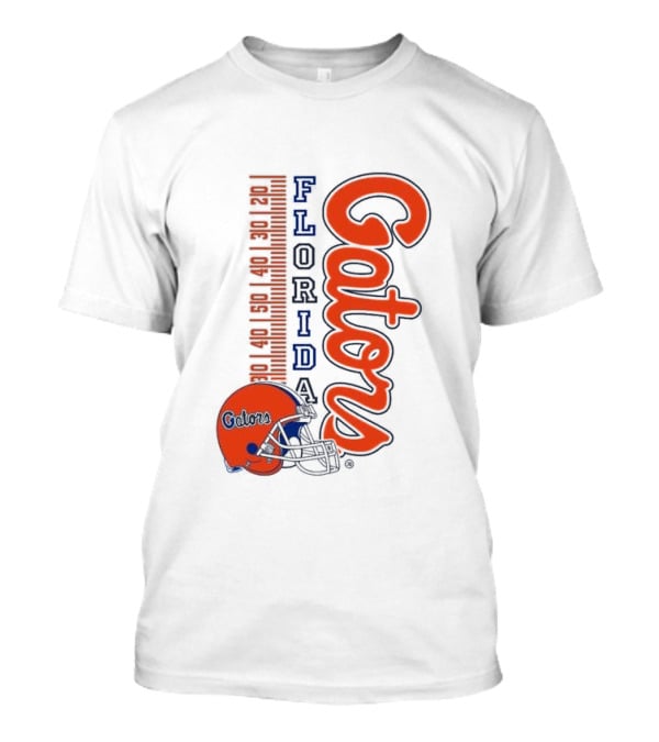 Florida Gators Football Helmet Scoreboard T-Shirt