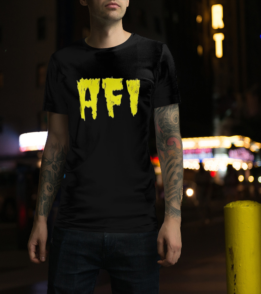 AFI Afireinside All Hallows Cat T-Shirt