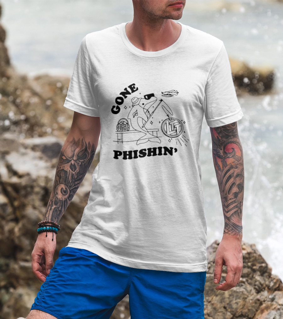 Gone Phishin Miami Dolphins Lure Catch T-Shirt