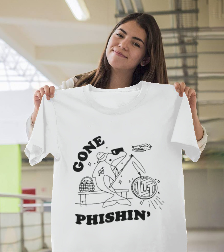 Gone Phishin Miami Dolphins Lure Catch T-Shirt