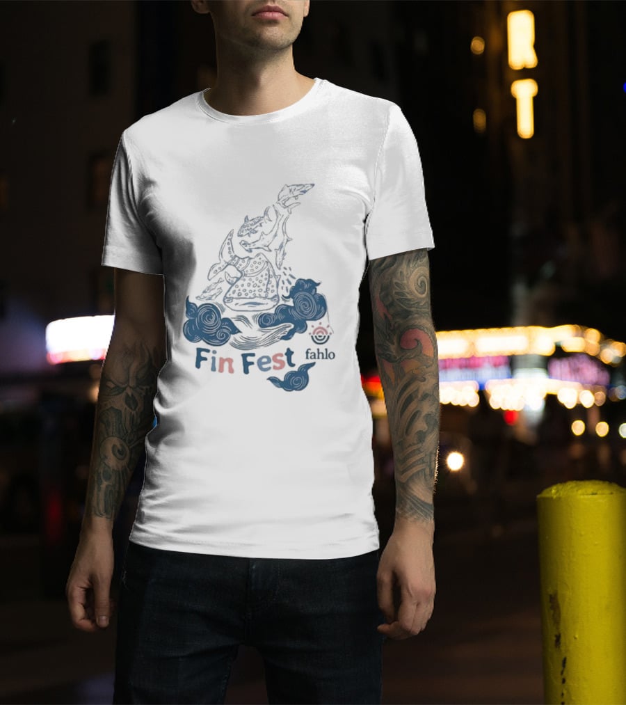 Fahlo Fin Fest Event Kaitlyn Clouds T-Shirt