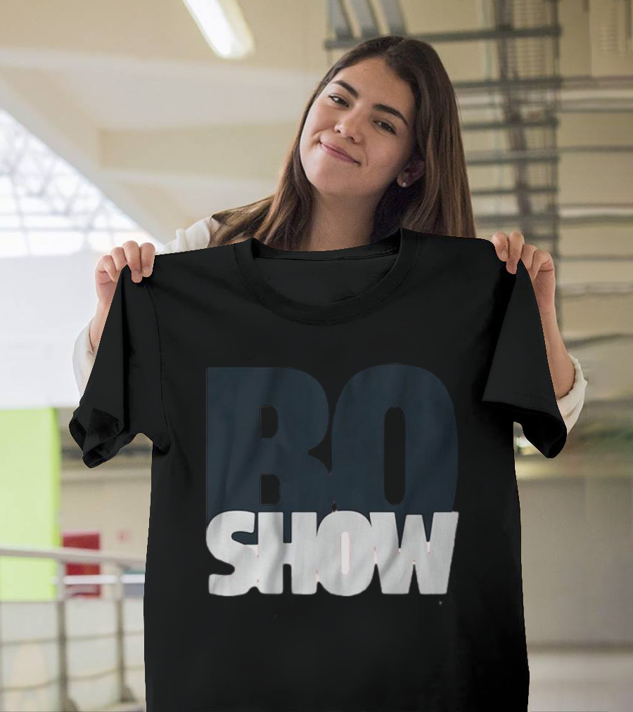 Bo Nix The Bo Show Dark Bold Minimalist Text T-Shirt