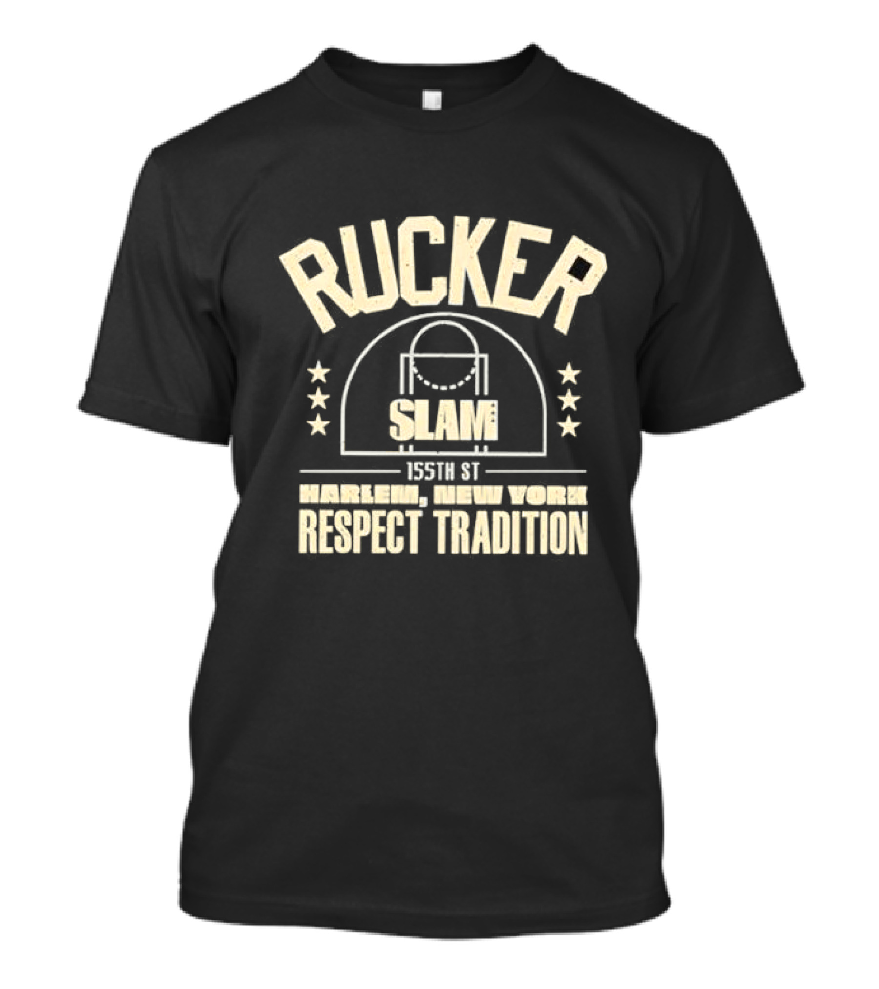 Rucker Park Slam 155th St Harlem New York Respect Tradition T-Shirt