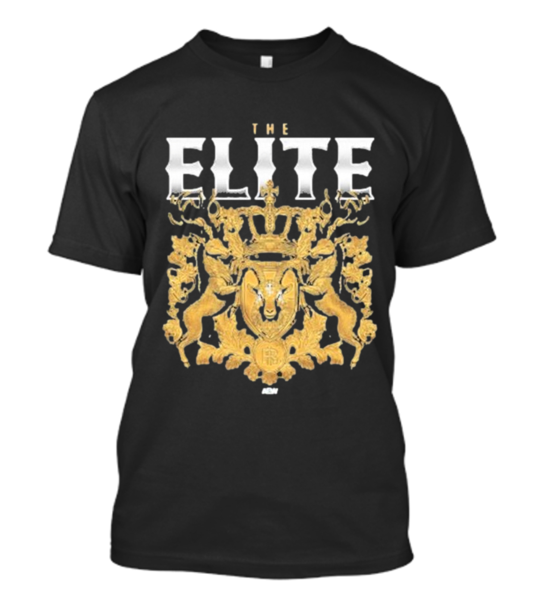 The Elite AEW Gold Coat Of Arms Crest T-Shirt