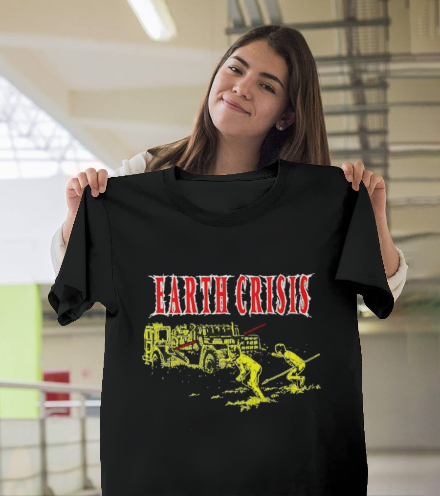 EARTH CRISIS Death Machines Human Conflict Scene T-Shirt