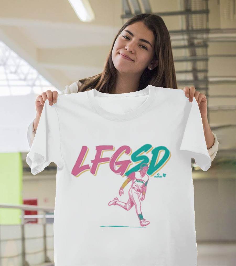 Jackson Merrill LFGSD Neon Baseball Running T-Shirt