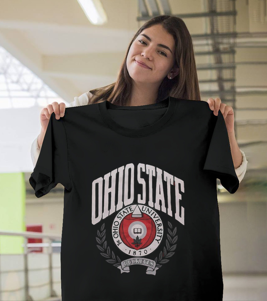 Ohio State University Buckeyes 1870 Seal Bold T-Shirt