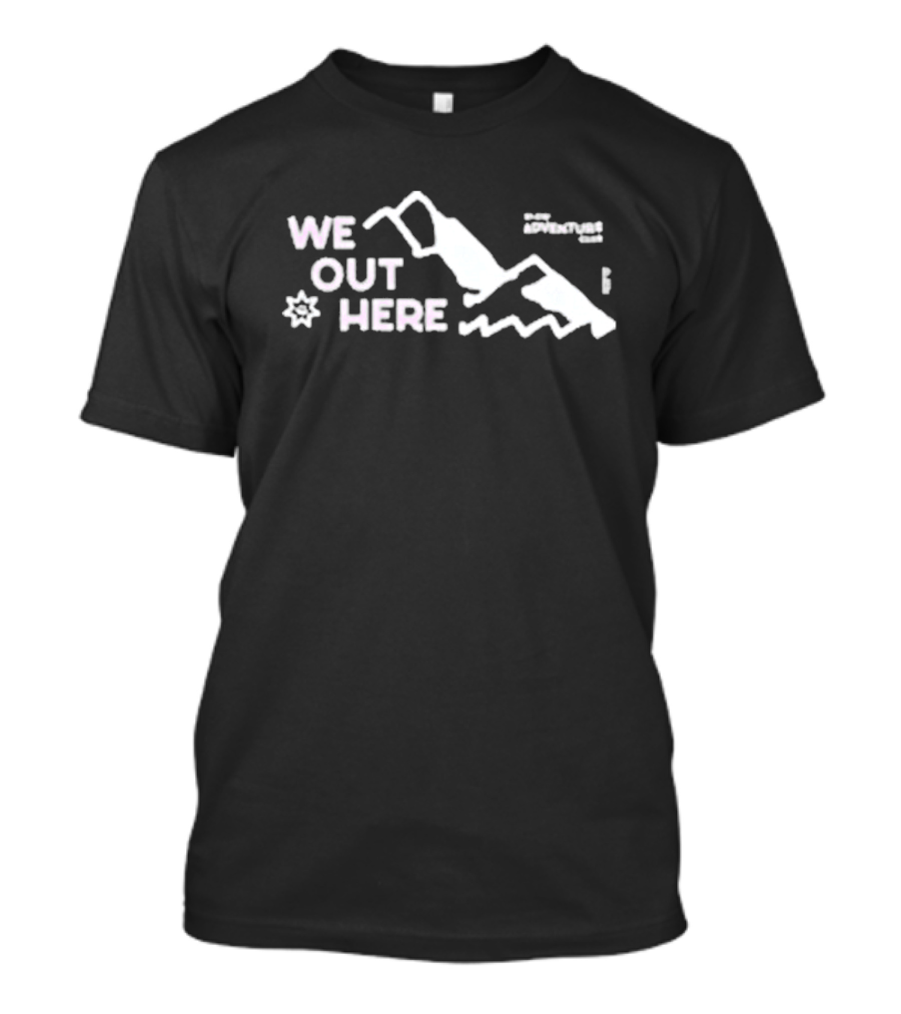 We Out Here Slow Adventure Club Mountain T-Shirt