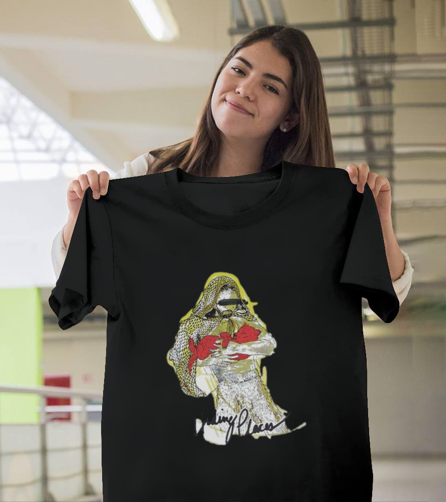 Hiding Places Wolf Father Sketch With Hooded Figure And Red Gloves T-Shirt