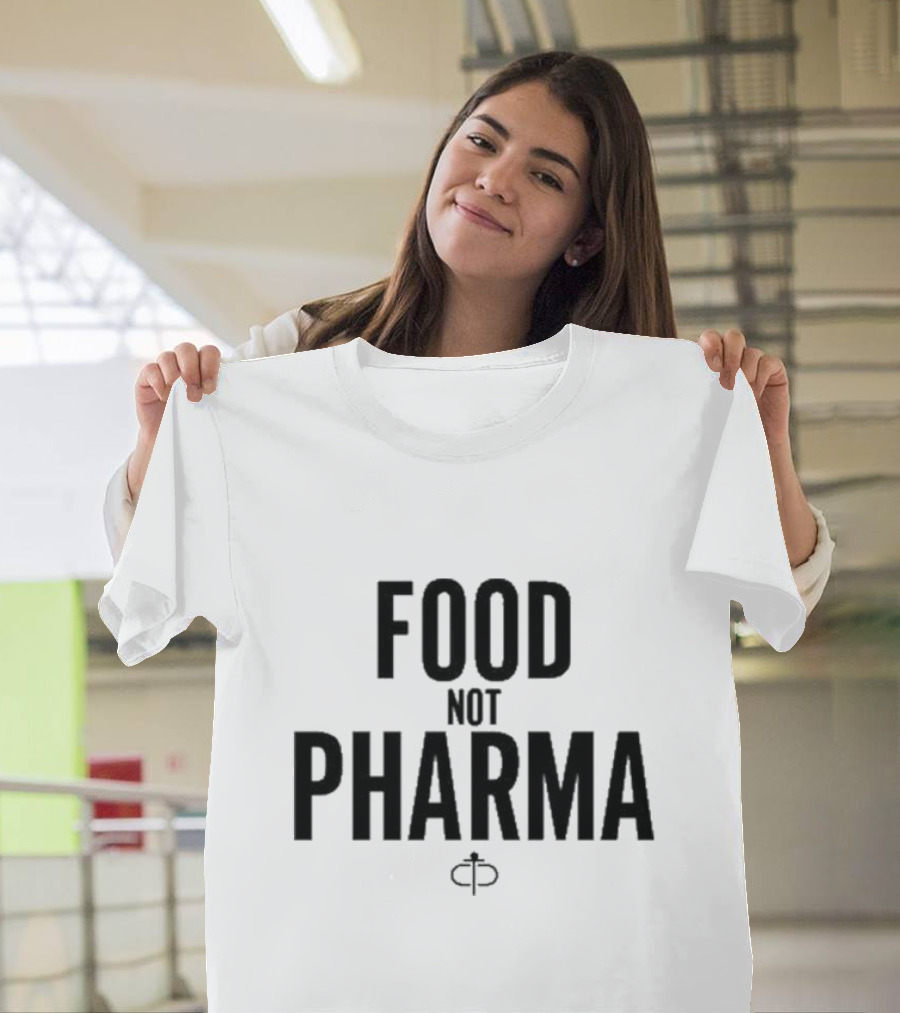 Food Not Pharma Ian Carroll Cross T-Shirt